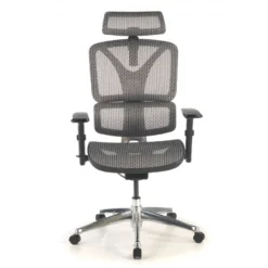 Sedia Ergonomica Focus, Struttura in alluminio, Schienale Regolabile