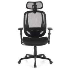 Sedia Ergonomica Locktech, Supporto Lombare, Poggiatesta