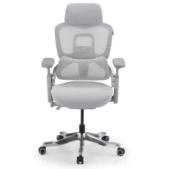Sedia ergonomica ortopedica ZenPro, doppio schienale, struttura in alluminio