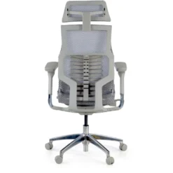 Sedia Ergonomica Pofit2, modello premium, struttura grigia