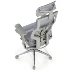 Sedia Ergonomica Pofit2, modello premium, struttura grigia