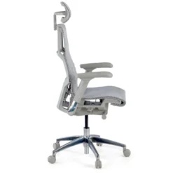 Sedia Ergonomica Pofit2, modello premium, struttura grigia