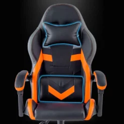 Sedia gamer Mist con braccioli ribaltabili, cuscino cervicale e lombare
