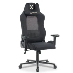 Sedia gaming con massaggio Vital, tessuto traspirante, braccioli ribaltabili