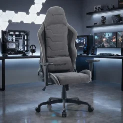 Sedia gaming in tessuto traspirante Breeze, con meccanismo basculante