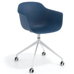 Sedia Girevole Alice, con ruote