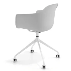 Sedia Girevole Alice, con ruote
