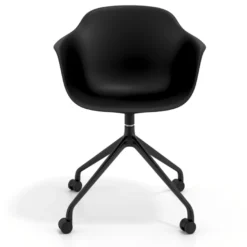Sedia Girevole Alice, con ruote