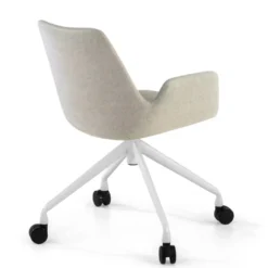 Sedia Girevole Glamm, con ruote, Resistente