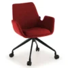 Sedia Girevole Glamm, con ruote, Resistente