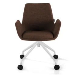Sedia Girevole Glamm, con ruote, Resistente