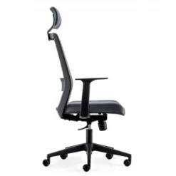 Sedia Girevole Ufficio Kana, schienale ergonomico, poggiatesta