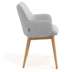 Sedia Nordica Nora, Gambe in legno, Certificata