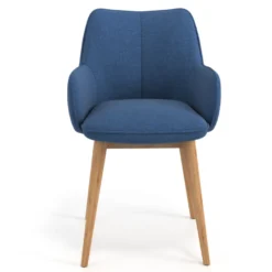 Sedia Nordica Nora, Gambe in legno, Certificata