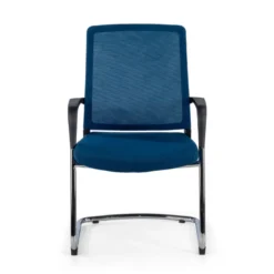 Sedia Ospiti Ufficio Bali, schienale in rete ergonomico