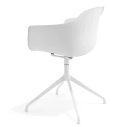 Sedia per Riunioni Alice, base piramidale
