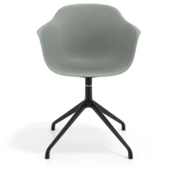 Sedia per Riunioni Alice, base piramidale