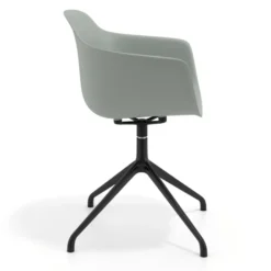 Sedia per Riunioni Alice, base piramidale
