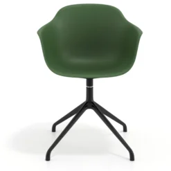 Sedia per Riunioni Alice, base piramidale