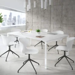 Sedia per Riunioni Emily, base piramidale