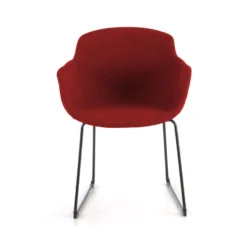 Sedia Sala Attesa Laure, Cantilever, Imbottitura Spessa, Imbottita