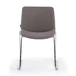 Sedia Sala d'Attesa Flow, schienale ergonomico, slitta