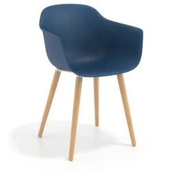 Sedia Scandinava Alice, Gambe in Legno