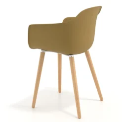 Sedia Scandinava Alice, Gambe in Legno