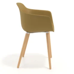 Sedia Scandinava Alice, Gambe in Legno