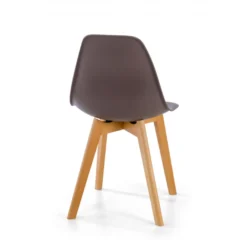 Sedia Scandinava Bergen, gambe in legno