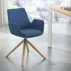 Sedia Scandinava Glamm, Gambe in Legno, Certificata