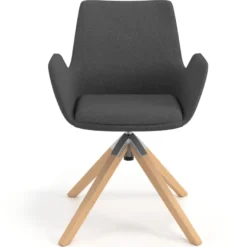 Sedia Scandinava Glamm, Gambe in Legno, Certificata