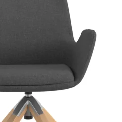 Sedia Scandinava Glamm, Gambe in Legno, Certificata