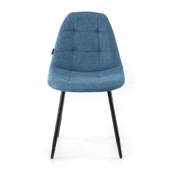 Sedia Scandinava Zafir, spessa imbottitura, gambe in metallo