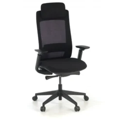 Sedia Ufficio Ergonomica Intouch black, Completamente Regolabile