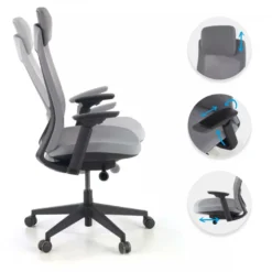 Sedia Ufficio Ergonomica Intouch black, Completamente Regolabile