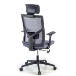 Sedia Ufficio Ergonomica Verdi, braccioli regolabili, con poggiatesta