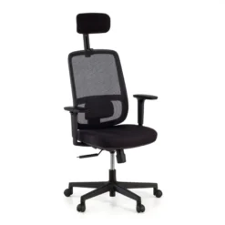 Sedia Ufficio Professionale Kaito white con poggiatesta