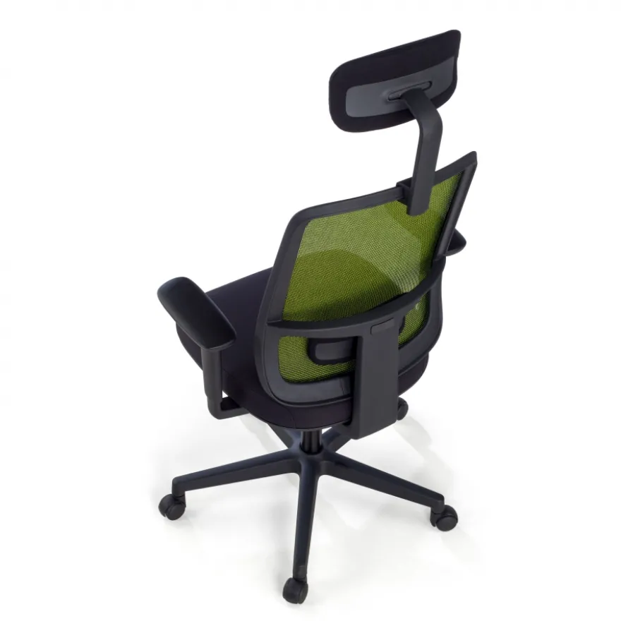 Sedia Ufficio Professionale Kaito white con poggiatesta