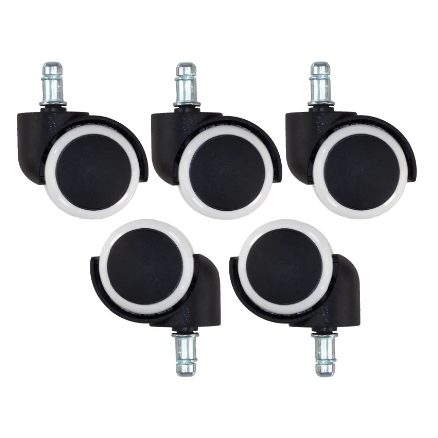 Set di Ruote Gaming 11x50mm, Rivestimento in gomma