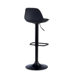 Sgabello alto Norway con gambe in metallo, design moderno