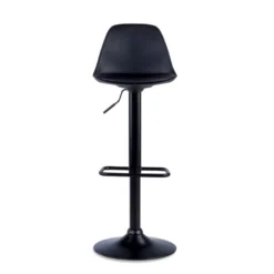 Sgabello alto Norway con gambe in metallo, design moderno