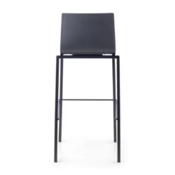 Sgabello da ufficio con schienale Alea, seduta ergonomica