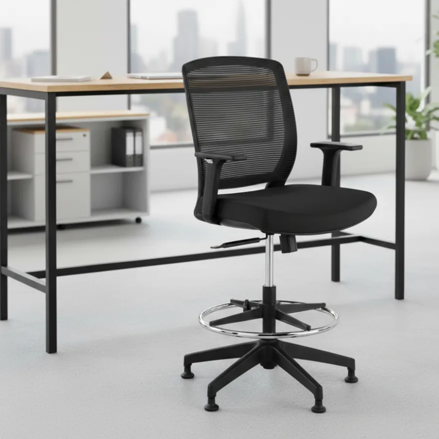 Sgabello da Ufficio ergonomico con Braccioli Dama