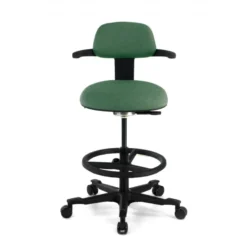 Sgabello da Ufficio Ergonomico Erghos, sedile reclinabile, girevole