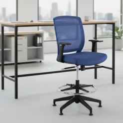 Sgabello da Ufficio ergonomico con Braccioli Dama