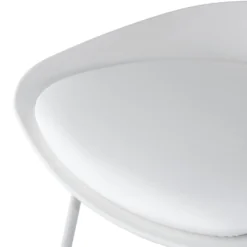 Sgabello da ufficio Helsinki, design scandinavo, gambe in metallo