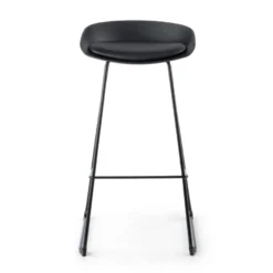 Sgabello da ufficio Helsinki, design scandinavo, gambe in metallo