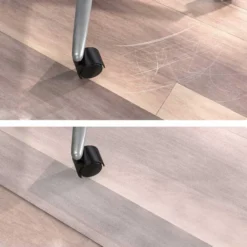 Tappeto Sedia da Ufficio Convesso in PVC trasparente