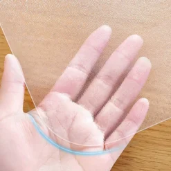 Tappeto Sedia da Ufficio rettangolare in PVC trasparente